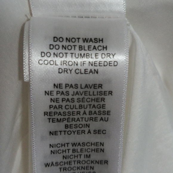 New Ivory Evening Dress / Size 0 - Picture 8 of 9